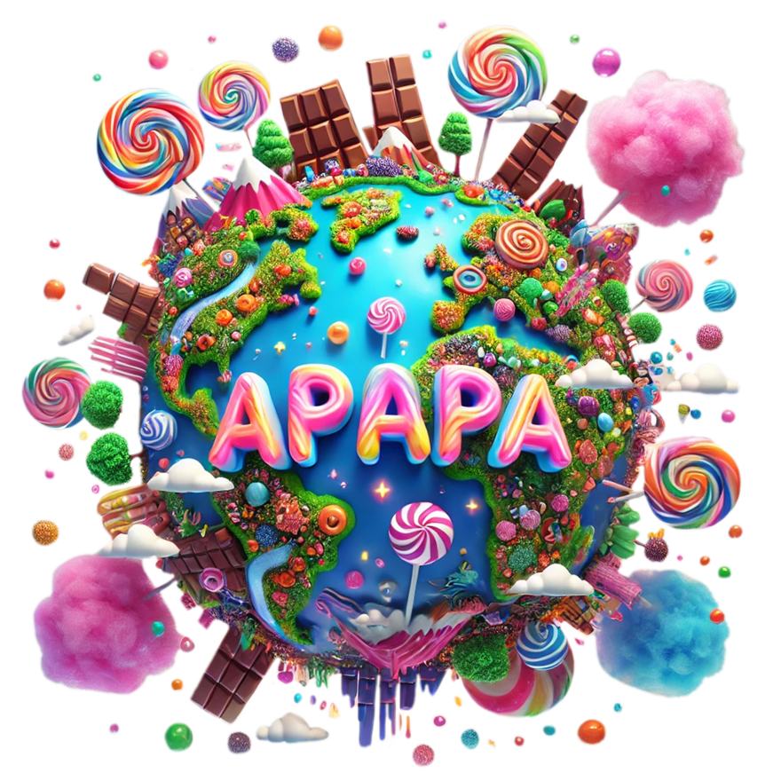 カラフルなキャンディーの世界